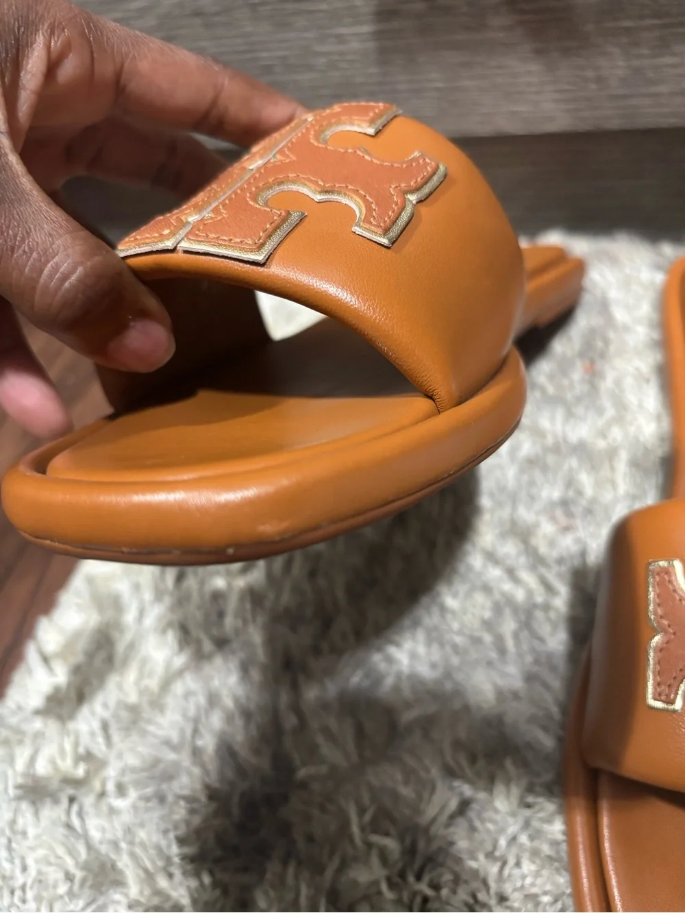 Tory Burch Double T Slides